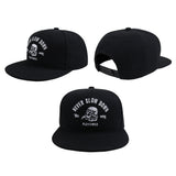 Custom Embroidery Logo Classical 6 Panel Flat Brim Snapback Cap