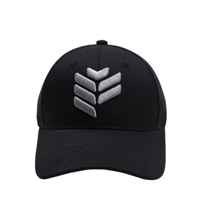 6 Panel Curved Brim Cotton Baseball Cap With  Custom 3D Puff Embroidery Logo