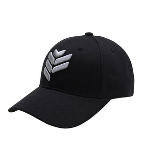 6 Panel Curved Brim Cotton Baseball Cap With  Custom 3D Puff Embroidery Logo
