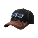 Custom 3D Embrodery Logo 6 Panel  Curved Brim Basebal Cap Two-tone Color