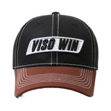 Custom 3D Embrodery Logo 6 Panel  Curved Brim Basebal Cap Two-tone Color
