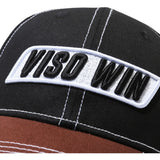Custom 3D Embrodery Logo 6 Panel  Curved Brim Basebal Cap Two-tone Color