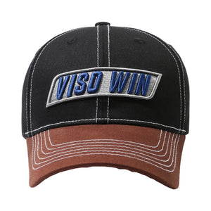 Custom 3D Embrodery Logo 6 Panel  Curved Brim Basebal Cap Two-tone Color