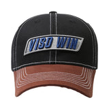 Custom 3D Embrodery Logo 6 Panel  Curved Brim Basebal Cap Two-tone Color