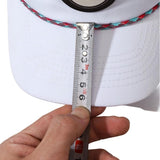 Design 5 Panel Unstructured Laser Perforated Rope Hat With Custom Woven Patch