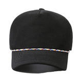 Custom Semi-structured 5 Panel Laser Perforated Rope Hat