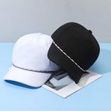 Custom Semi-structured 5 Panel Laser Perforated Rope Hat