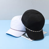 Custom Semi-structured 5 Panel Laser Perforated Rope Hat