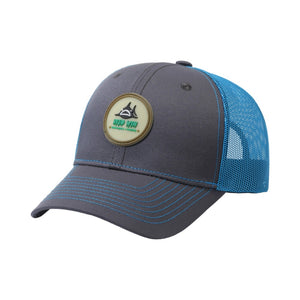 Custom Rubber Patch Logo 6 Panel Two-tone Mesh Cap