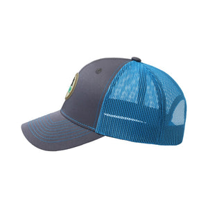 Custom Rubber Patch Logo 6 Panel Two-tone Mesh Cap