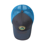 Custom Rubber Patch Logo 6 Panel Two-tone Mesh Cap