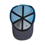 Custom Rubber Patch Logo 6 Panel Two-tone Mesh Cap