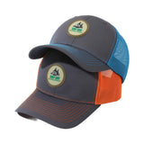 Custom Rubber Patch Logo 6 Panel Two-tone Mesh Cap