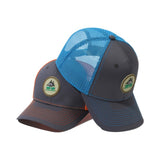 Custom Rubber Patch Logo 6 Panel Two-tone Mesh Cap